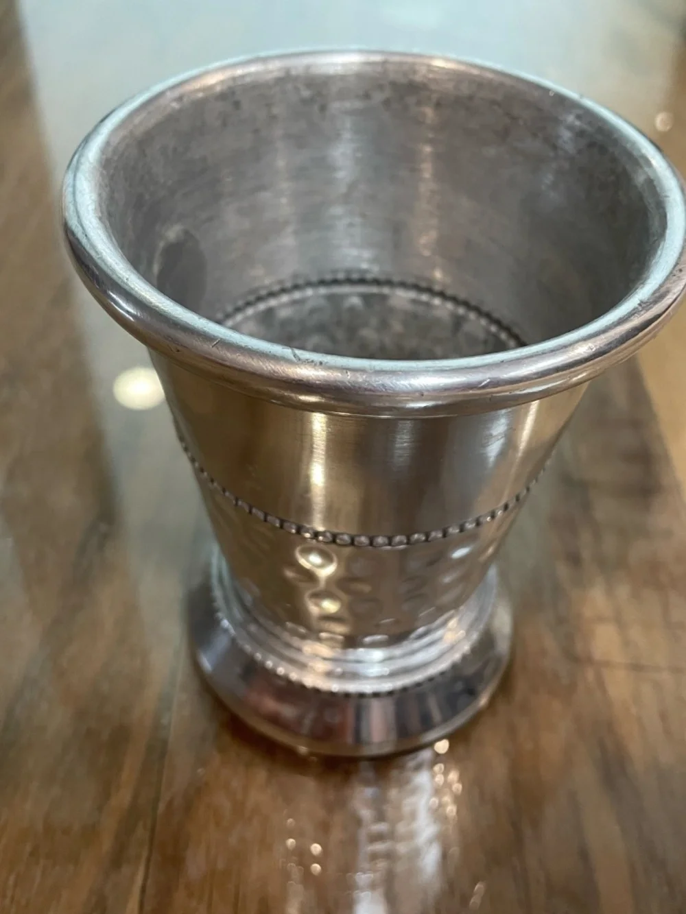 Stamped Metal Cup/Vase